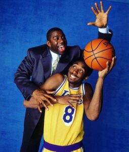 With 18 years old Kobe arrived to LA in order to collect the Magic Johnson's baton. He had clear his dream