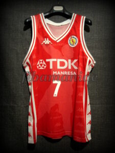 1998 ACB Finals MVP TDK Manresa Joan "Chichi" Creus Jersey - Front