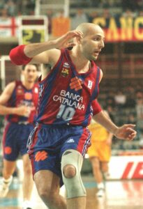 Djordjevic in action with the jersey