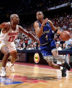 Penny Hardaway in action during the 1995 NBA Finals