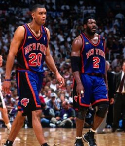 Allan Houston in action during the 1999 NBA Finals