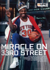 The next season Bernard King did the Christmas Day Scoring Record with 60 points against the New Jersey Nets and he finished the season as the NBA scoring champion