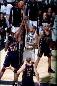 Kenyon Martin in action during the 2003 NBA Finals