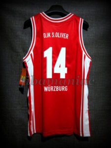 1999 BBL MVP DJK Würzburg Dirk Nowitzki Jersey - Back