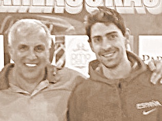 Me and Obradovic during a clinic in 2016