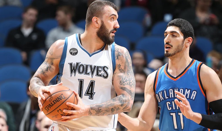 After these achievements the Minnesota Timberwolves signed Pekovic on 2010. Before injuries he improved every season until his 17'5 ppg in the 2013/2014 season