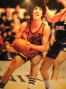 Drazen Petrovic playing for the disappeared Sibenka Sibenik. He joined the pro team with 15 years old and he played 5 seasons for them before winning the Euroleague with the Cibona in his first season in Zagreb