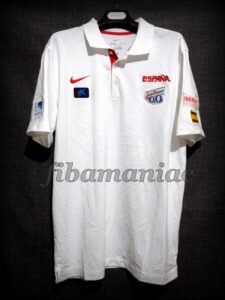 2014 World Cup Spain White Polo Shirt - Front