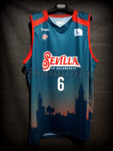 2015 Eurocup Rising Star Baloncesto Sevilla Kristaps Porzingis Jersey - Front