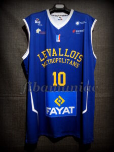 2018 French Cup Semifinals Paris Levallois Klemen Prepelic Jersey - Front
