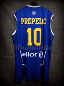 2018 French Cup Semifinals Paris Levallois Klemen Prepelic Jersey - Back
