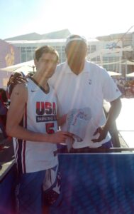 I got his signature during a NBA event in 2016