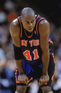 Glen Rice playing for the New York Knicks years later