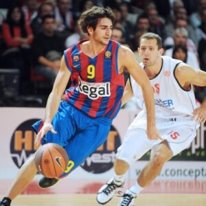 Ricky Rubio in action with the jersey