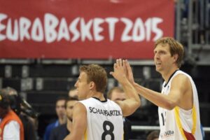 Schaffartzik was Nowitzki's teammate in several international tournaments with good performances