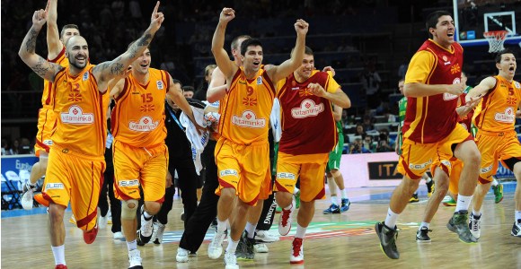 Damjan (#9) and Vojdan helped the Macedonia NT to reach the 4th place at 2011 Eurobasket