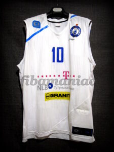 2013 Macedonian Cup MVP MZT Skopje Damjan Stojanovski Jersey Front - MW