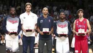 Milos was selected for the 2014 WC All-Tournament Team
