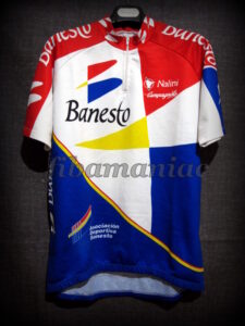 1995 Banesto Cycling Team Miguel Indurain Maillot - Front