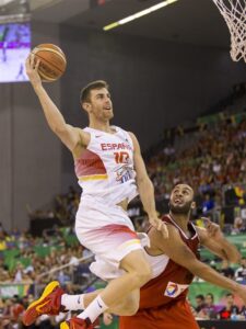 Claver in action with the jersey