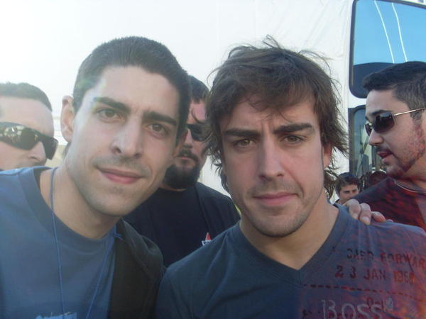 With Fernando Alonso in 2009
