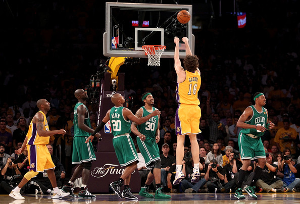 Gasol assuming responsibility during the game 7 of the series
