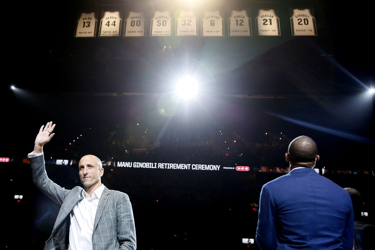 Of course San Antonio Spurs retired his number 20