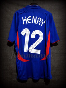 2006 World Cup Runner Ups France Thierry Henry Jersey - Back