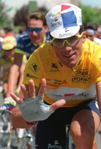With this maillot Miguel Indurain won his 5th straight Tour