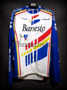 1993 Banesto Cycling Team Miguel Indurain Long Sleeve Maillot - Front
