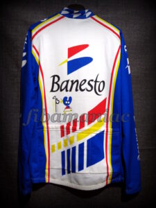 1993 Banesto Cycling Team Miguel Indurain Long Sleeve Maillot - Back