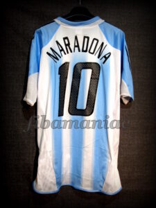 2006 World Cup Qualifiers Argentina Diego Armando Maradona Special Ed. Jersey - Back