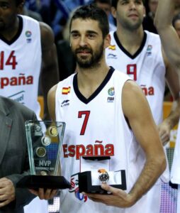 Juan Carlos Navarro was named 2011 Eurobasket MVP wearing a similar jersey
