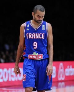 Tony Parker in action during the 2015 Eurobasket