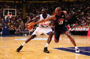 Pops and Kobe Bryant in action before the 2012 Olympic Games