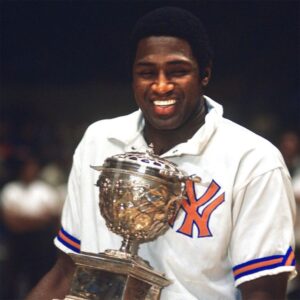 In 1970 Reed became the first player in NBA history to be named NBA All-Star Game MVP, NBA Season MVP and NBA Finals MVP in the same season. Nobody else has won the NBA Season MVP being drafted in a second round. He would win the NBA Finals MVP again in 1973