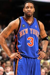 McGrady in action with the jersey. Tracy scored 26 points in his Knicks debut but he finished the season with only 9 ppg