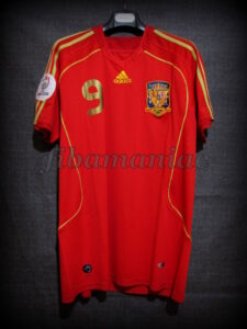 2008 Euro Champions Spain Fernando Torres Jersey - Front