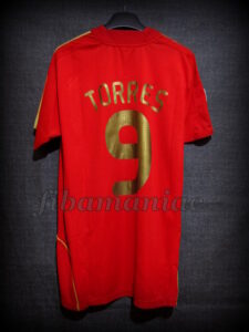 2008 Euro Champions Spain Fernando Torres Jersey - Back