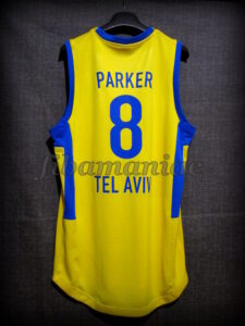 2006 Euroleague MVP Maccabi Tel Aviv Anthony Parker Jersey - Back