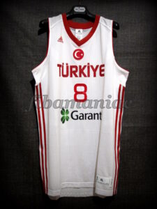 2010 World Cup Runner-Ups Turkey Ersan Ilyasova Jersey Front - Issued
